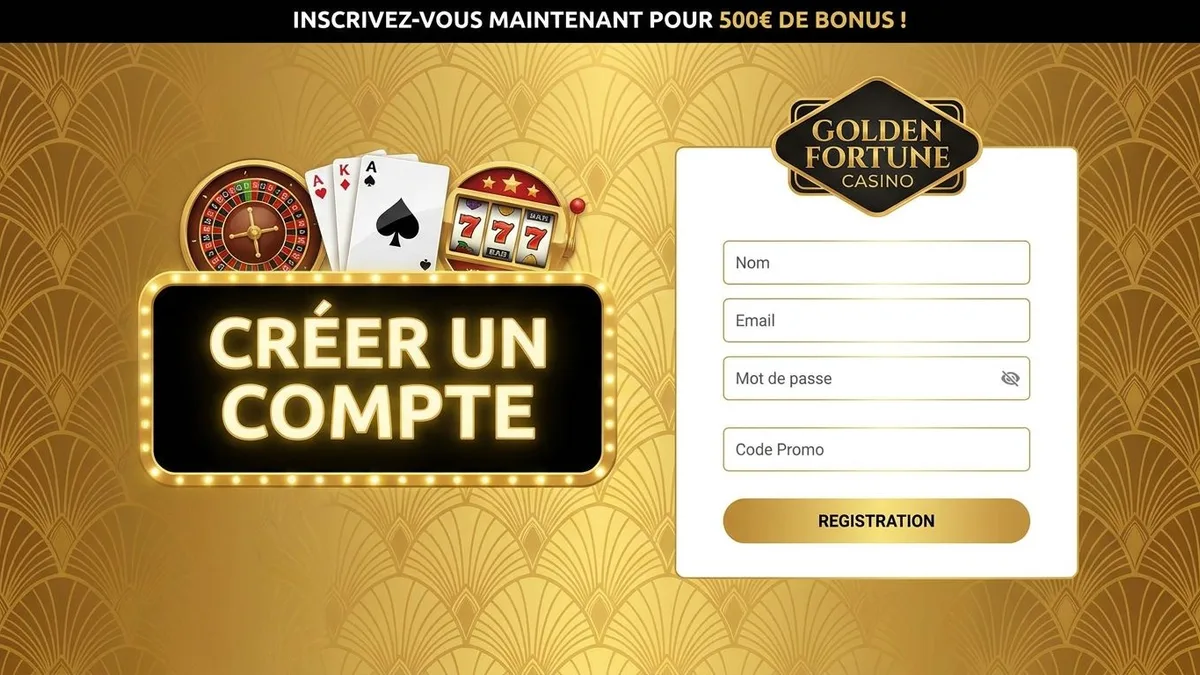 Inscription avec bonus